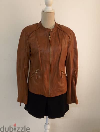 promod leather jacket