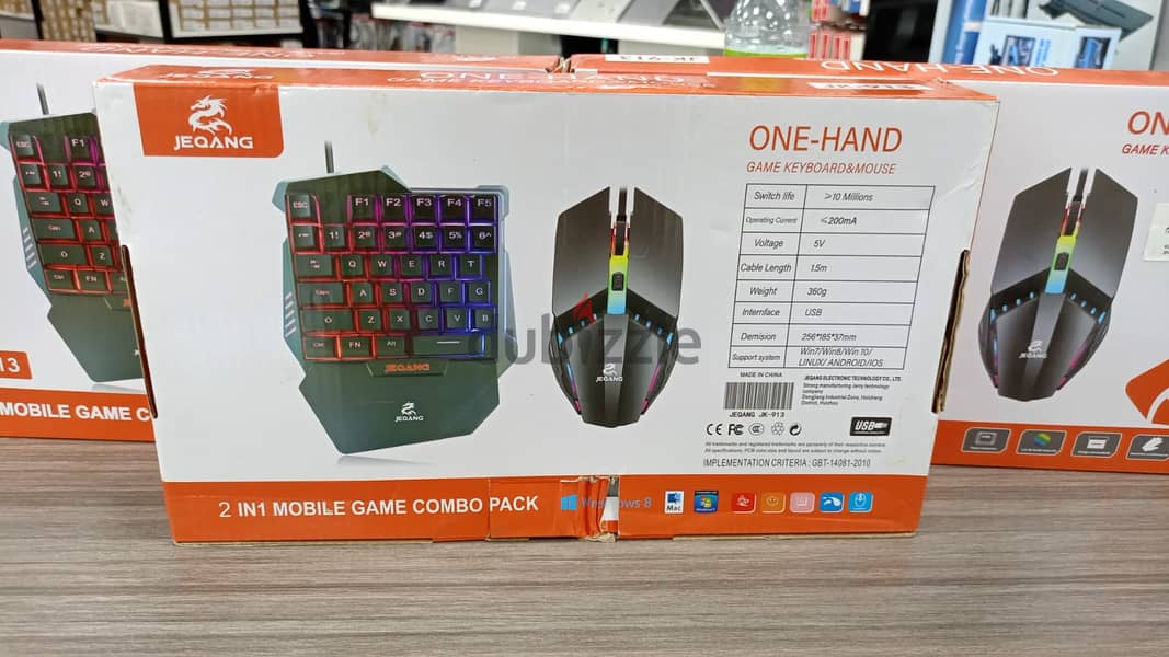 2 in1 One Hand Keyboard & Mouse Combo 1