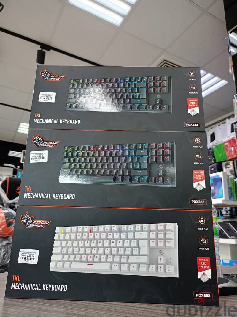 Porodo Mechanical Gaming Metal Keyboard 1