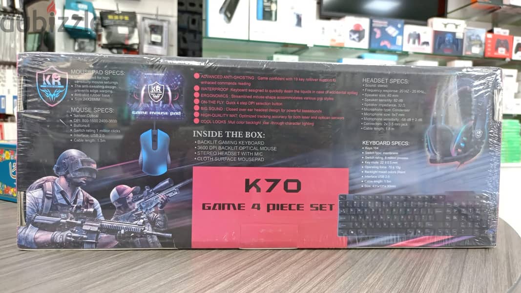 KR Karler Bass 4in1 Gaming Combo RGB Light 1