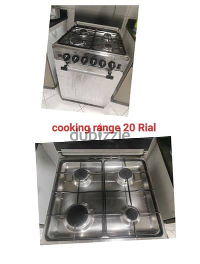 cooking range gas cylinder and more on sale leaving country