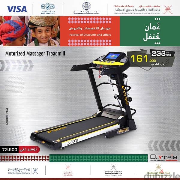 Olympia Festival of Discounts and Offers for Treadmills 1