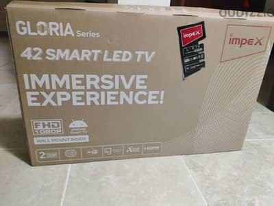 brand new Impex 42 inch smart TV