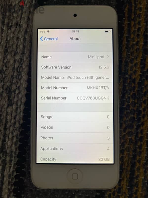 IPhone 6 Plus 16 GB / IPod Touch 6th Gen 32 GB 12