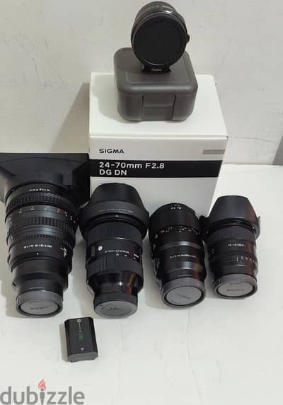 Sony a7RII, PZ 28-135mm F4, sigma 24-70mm & other Accessories