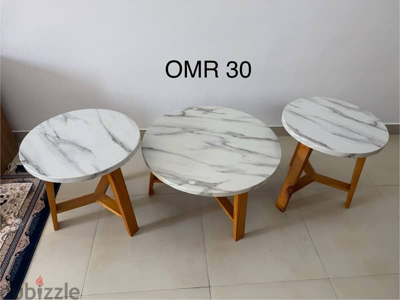 coffee table with 2 side table 0