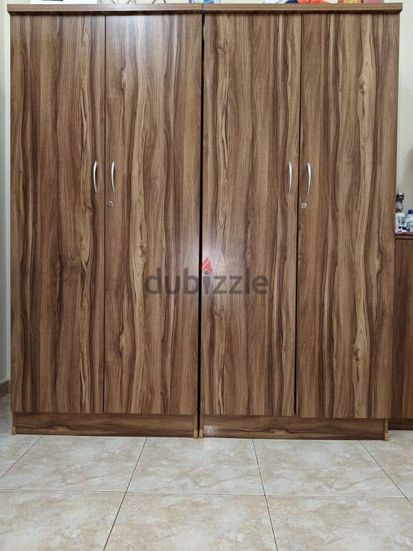 2 nos. of 2 door wardrobe 0