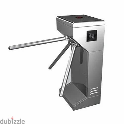 Tripod Turnstile Gate With Controller and QR Code Scanner 0