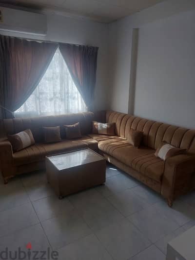 flat 1bhk furniture in elkhwair included all bills