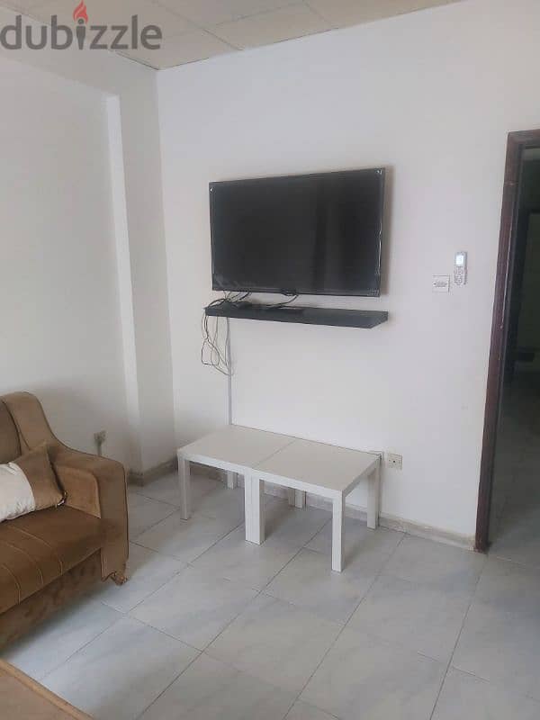 flat 1bhk furniture in elkhwair included all bills 2