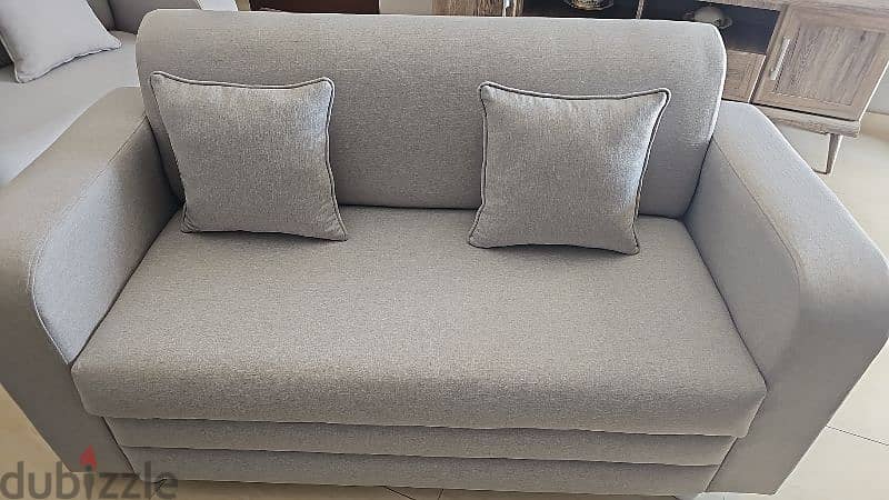 EXCELLENT HOME CENTER SOFA 2 SEATER 2PCS 1