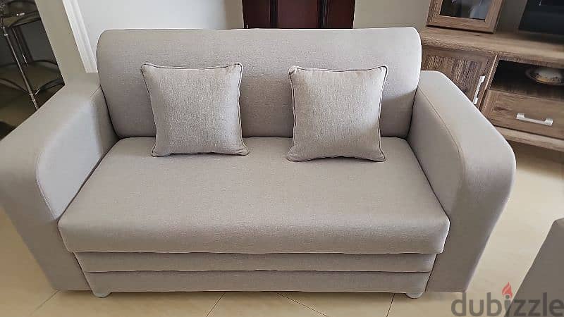 EXCELLENT HOME CENTER SOFA 2 SEATER 2PCS 4