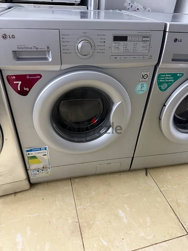 lg inverter 7 kg washing machine for sale in good condition 1