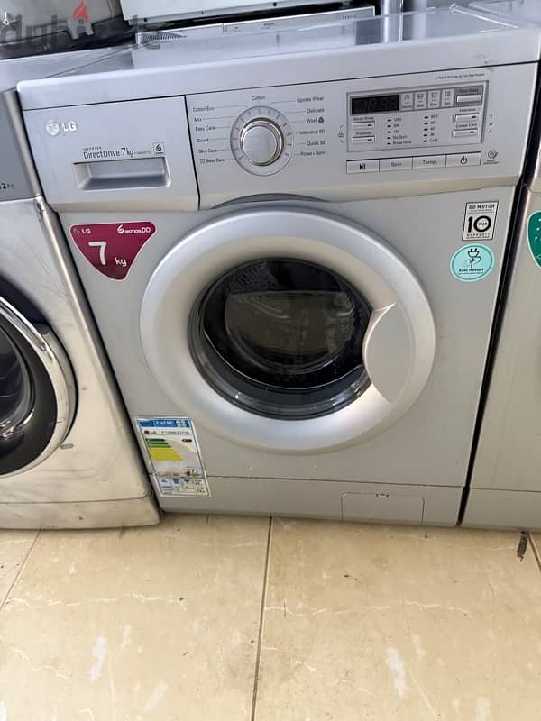 lg inverter 7 kg washing machine for sale in good condition 2