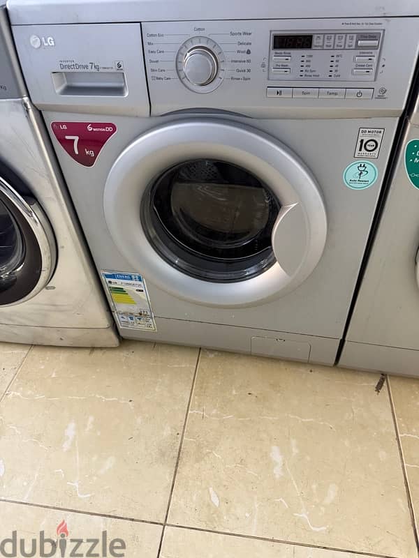 lg inverter 7 kg washing machine for sale in good condition 4