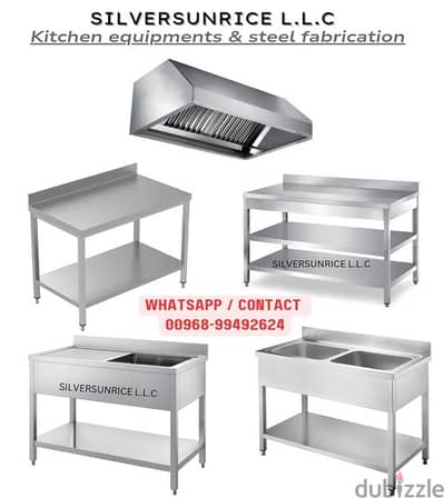 stainless steel kitchen equipments