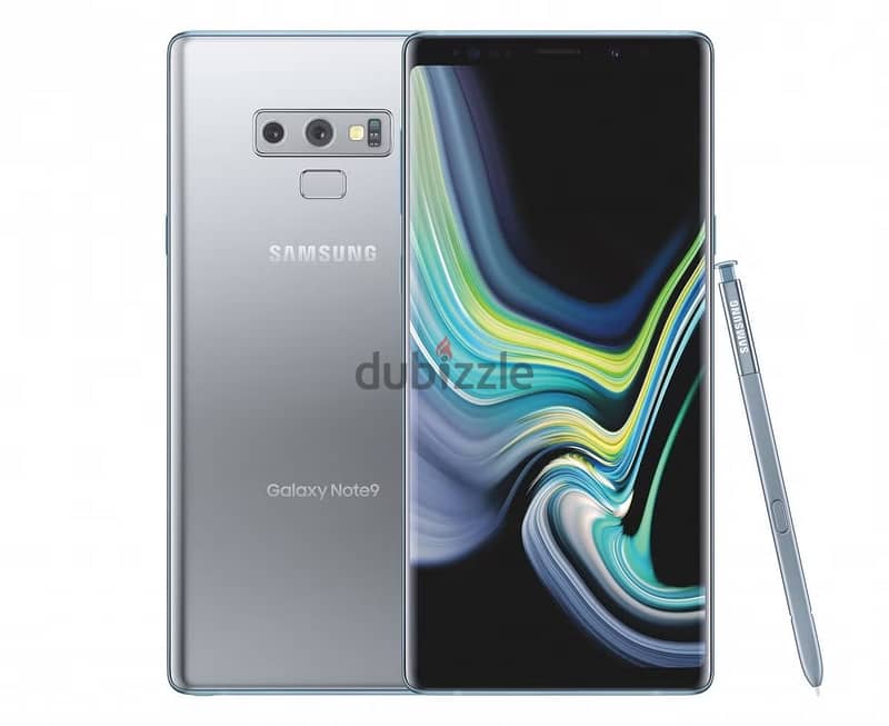 Samsung Note 9, Silver, 6GB RAM , 128 GB Storage, Super AMOLED Display 2