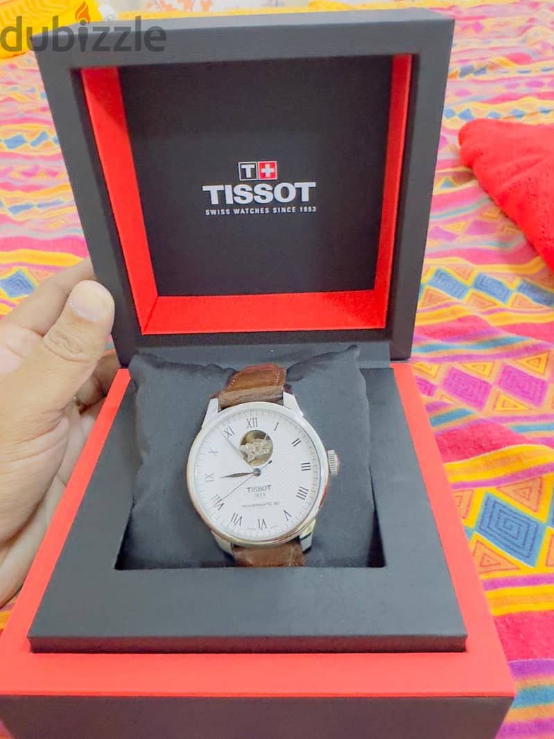 Tissot Le Le Locle Powermatic 80 Open Heart under warranty. Less Used 5