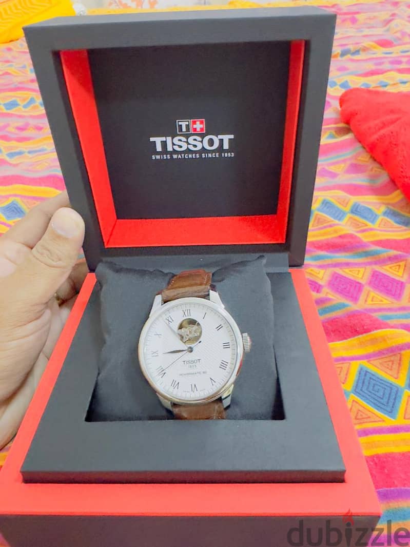 Tissot Le Le Locle Powermatic 80 Open Heart under warranty. Less Used 2