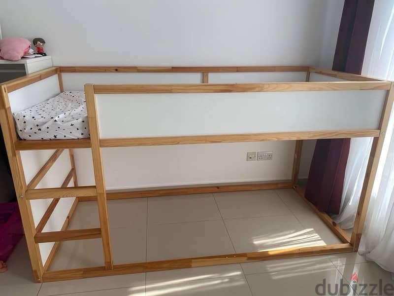 Kids Bed with including mattress - 2 setup options 1