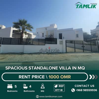 Spacious Standalone Villa for Rent in MQ | REF 877iB