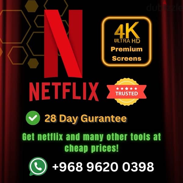 Netflix Premium Screens Subscription at Cheap Price 0