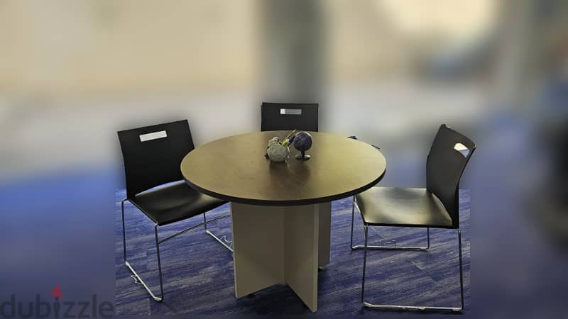 Office reception desk and meeting table 2