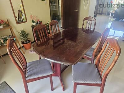 Wooden Dining table 6 seater