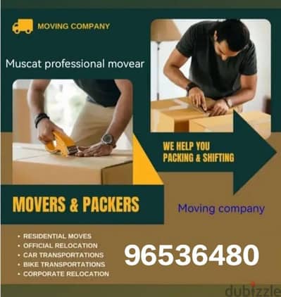 TRANSPORT & MOVERS MUSCAT TO SHALAH TO MUSCAT