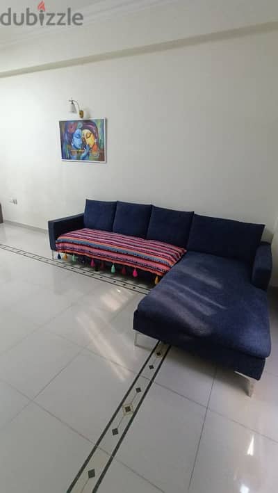 L shaped sofa with couch for immediate sale