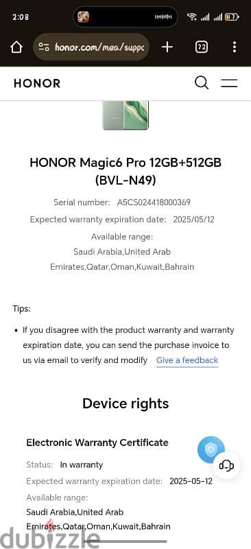 Honor Magic 6 Pro 512gb Gaming Phone 8