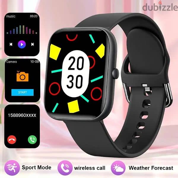 Full Touch Screen Smart watch with Wireless Calling Only 5 OMR 7