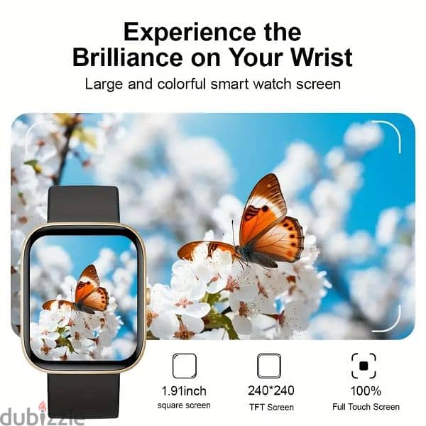 Full Touch Screen Smart watch with Wireless Calling Only 5 OMR 9