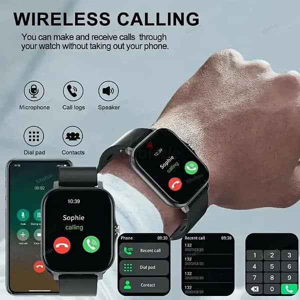 Full Touch Screen Smart watch with Wireless Calling Only 5 OMR 14