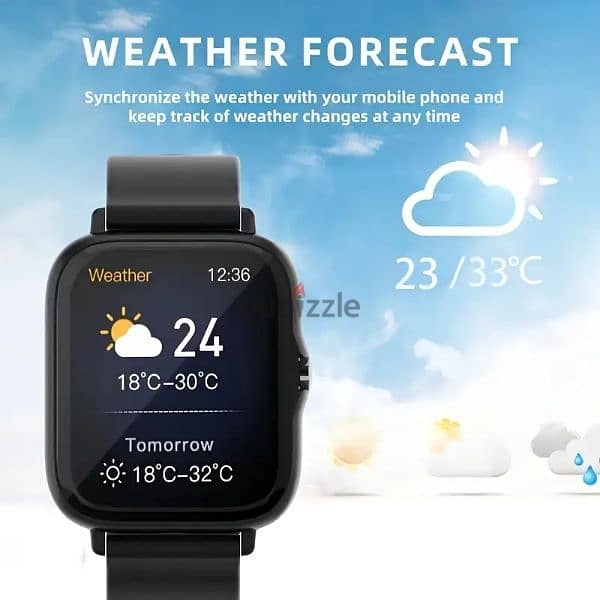 Full Touch Screen Smart watch with Wireless Calling Only 5 OMR 16