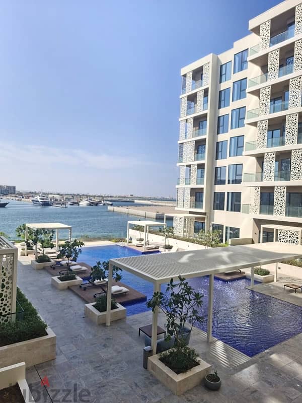 Al Mouj Juman2 2Bedrooms Apartment with Balcony Pool and Sea View 4