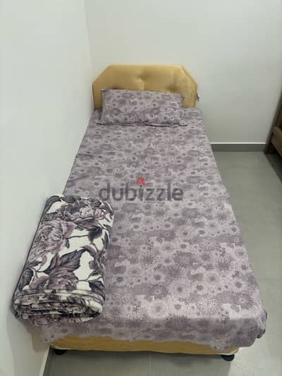 AL RAHA Single Bed with Mattress