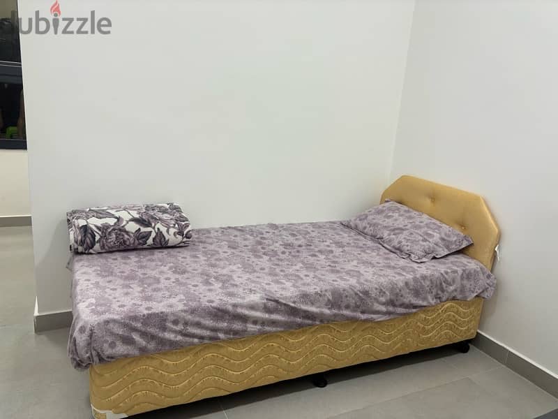 AL RAHA Single Bed with Mattress 2