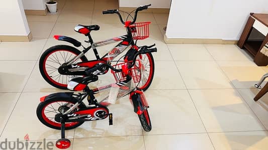 18” and 12” bicycle together for kids