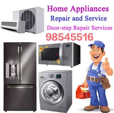 all types auto washing machine refrigerator Ac repair and service