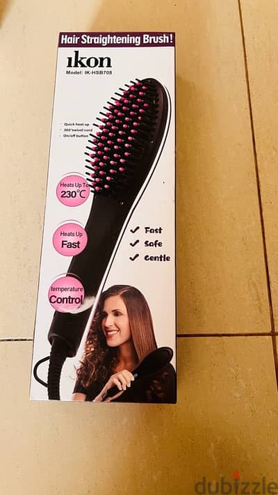 Icon Hair Straightening Brush