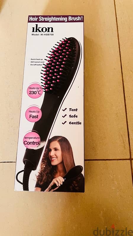 Icon Hair Straightening Brush 0