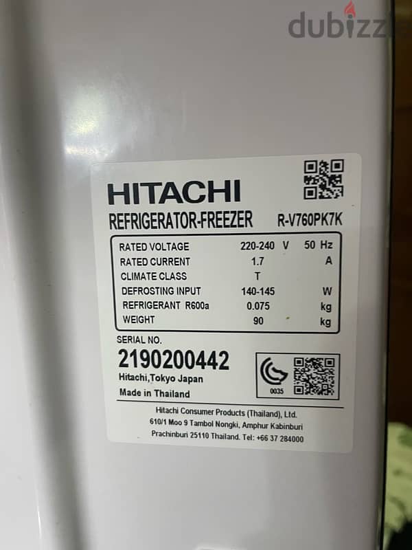 Hitachi Refrigerator 90kg 4