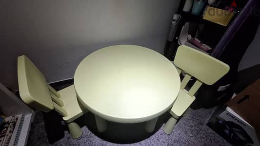 Ikea MAMMUT Children's table & chair