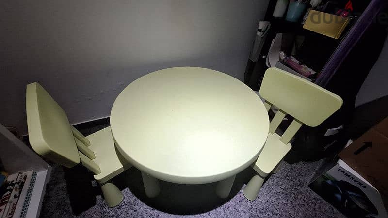 Ikea MAMMUT Children's table & chair 0