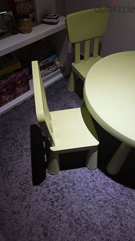 Ikea MAMMUT Children's table & chair 3