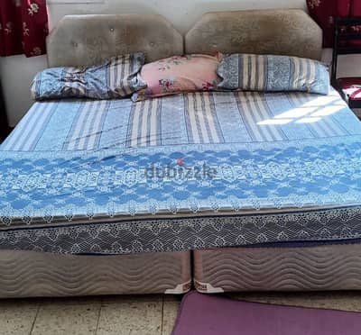 raha double bed with matress