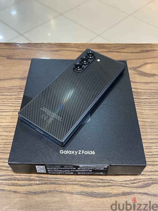 Samsung Z Fold 6 , 512 GB , Crafted Black Sarco warranty 5