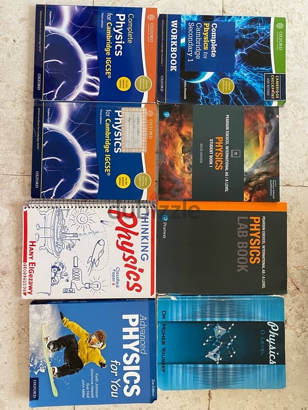 phyiscs igcse a level study books كتب فيزياء دراسية 0