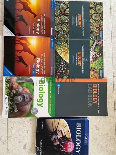 biology igcse a level study books كتب احياء دراسية